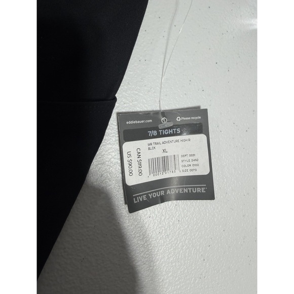 Eddie Bauer WR Trail Adventure High Rise Leggings – Women Size XL – Black NWT - Picture 3 of 9